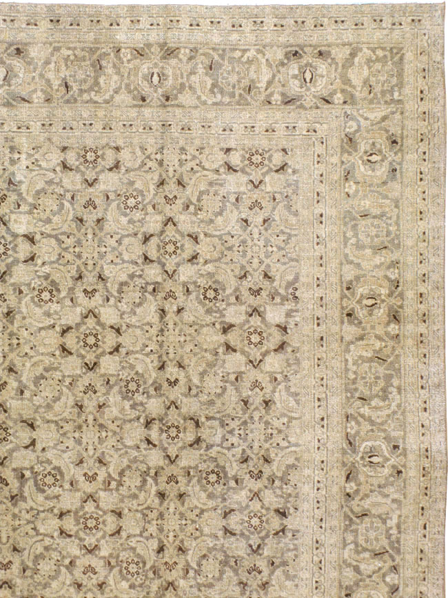 Antique Persian Tabriz Carpet, No.16194 - Gsblank