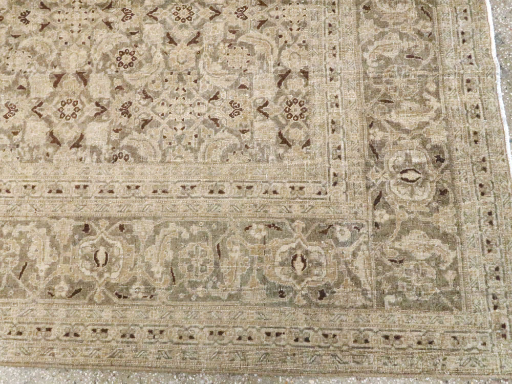 Antique Persian Tabriz Carpet, No.16194 - Gsblank