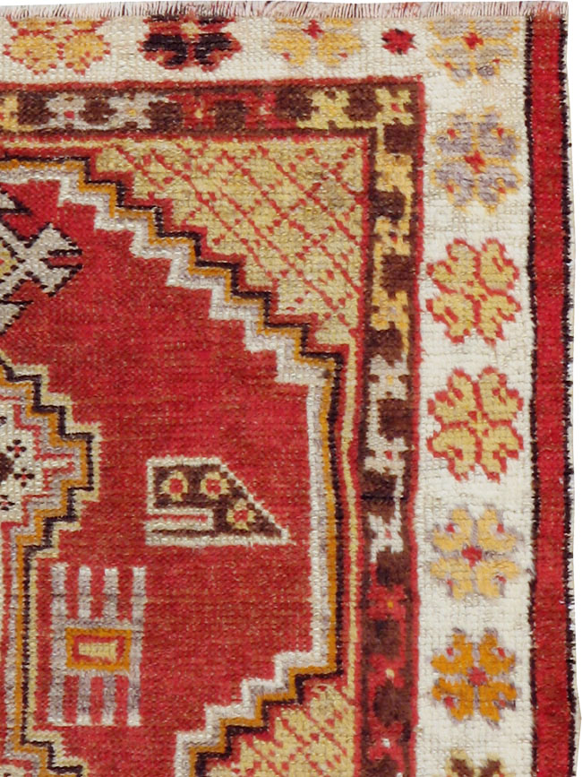 Vintage Turkish Oushak Rug, No.16196 - Gsblank