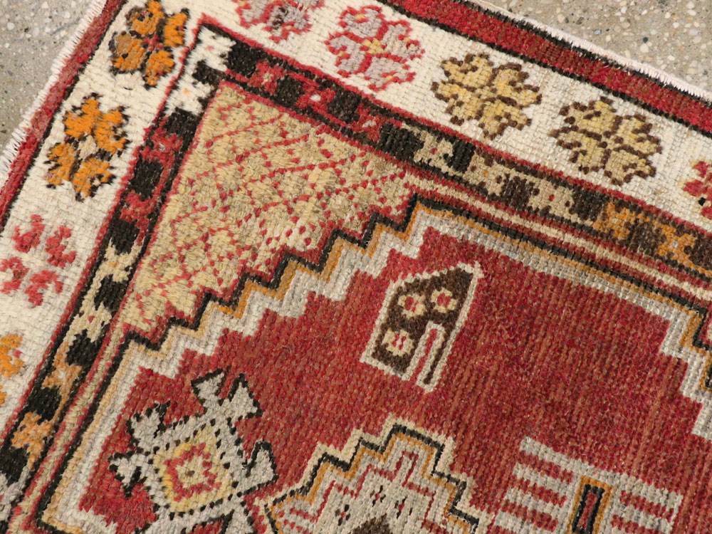 Vintage Turkish Oushak Rug, No.16196 - Gsblank
