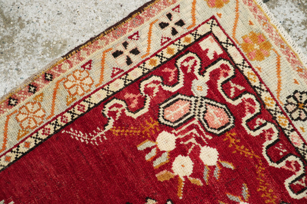 Vintage Turkish Oushak Rug, No.16198 - Gsblank
