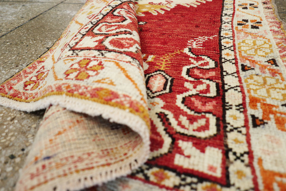 Vintage Turkish Oushak Rug, No.16198 - Gsblank