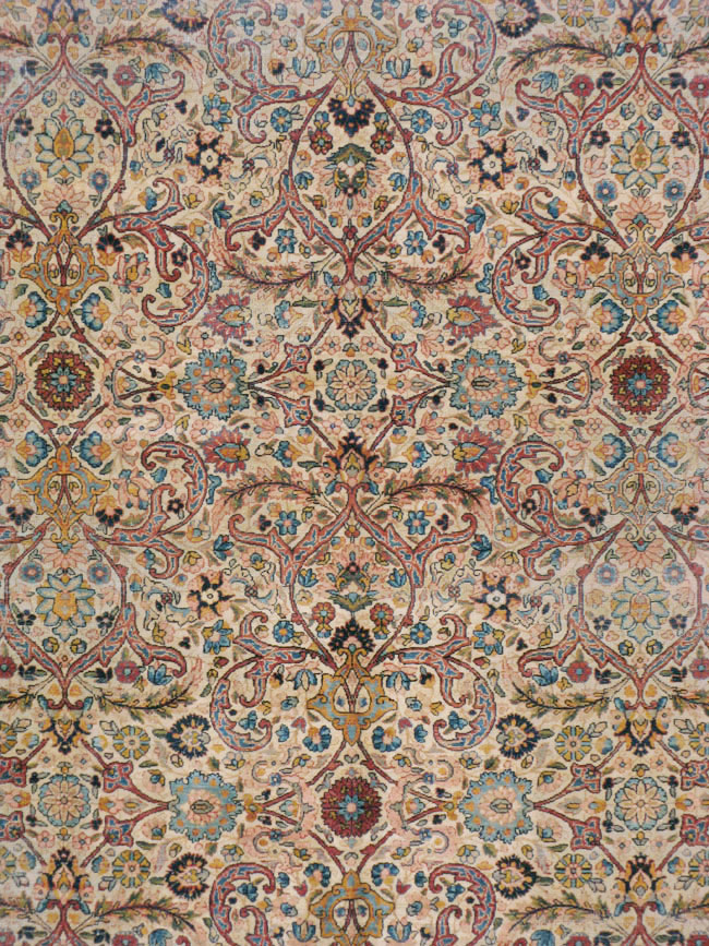 Antique Persian Lavar Kerman Rug, No.16260 - Gsblank
