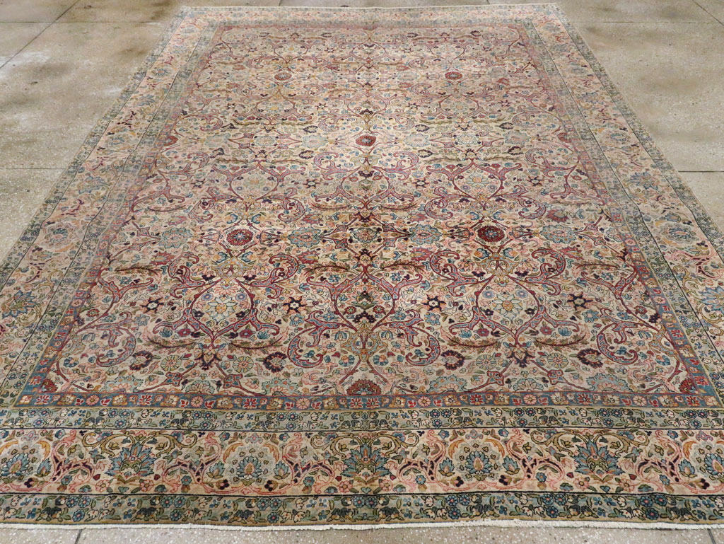 Antique Persian Lavar Kerman Rug, No.16260 - Gsblank