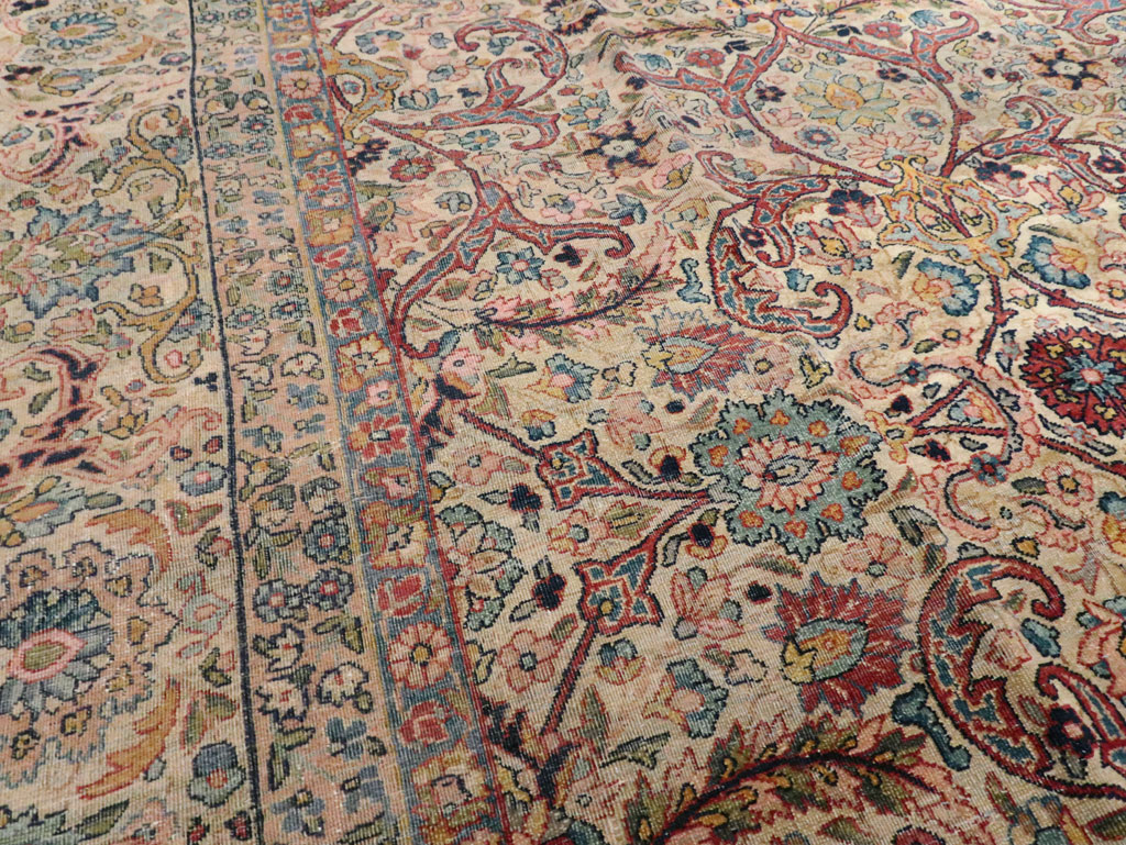 Antique Persian Lavar Kerman Rug, No.16260 - Gsblank