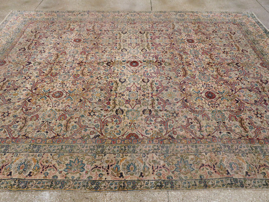 Antique Persian Lavar Kerman Rug, No.16260 - Gsblank