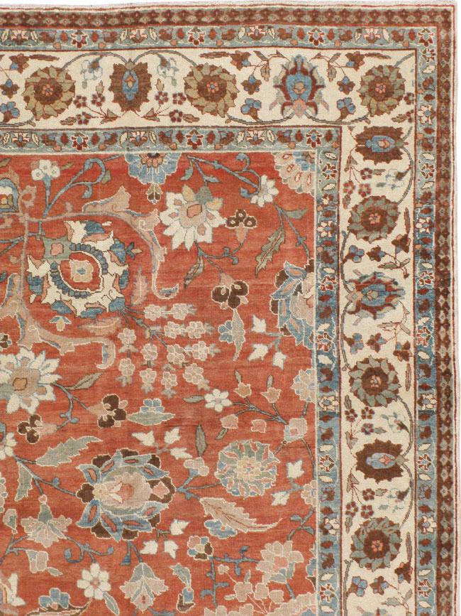 Vintage Persian Tabriz Carpet, No.16263 - Gsblank