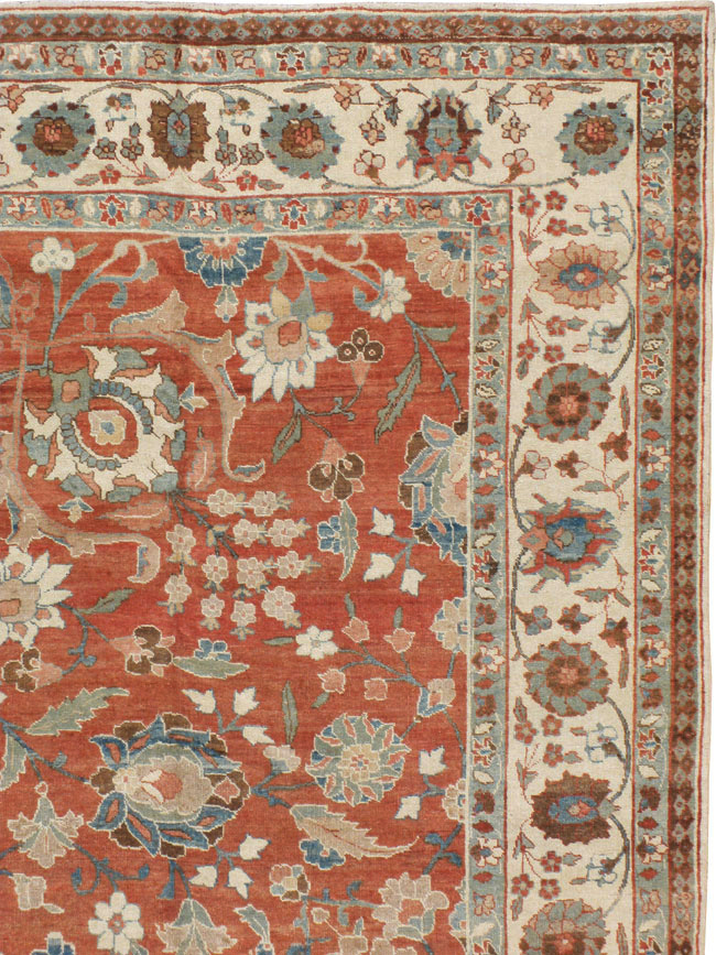 Vintage Persian Tabriz Carpet, No.16263 - Gsblank