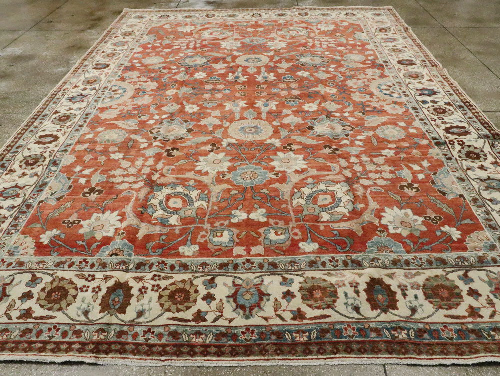 Vintage Persian Tabriz Carpet, No.16263 - Gsblank