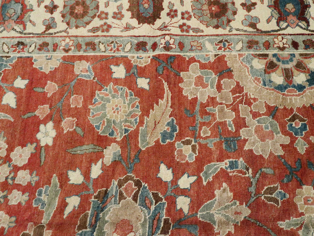 Vintage Persian Tabriz Carpet, No.16263 - Gsblank