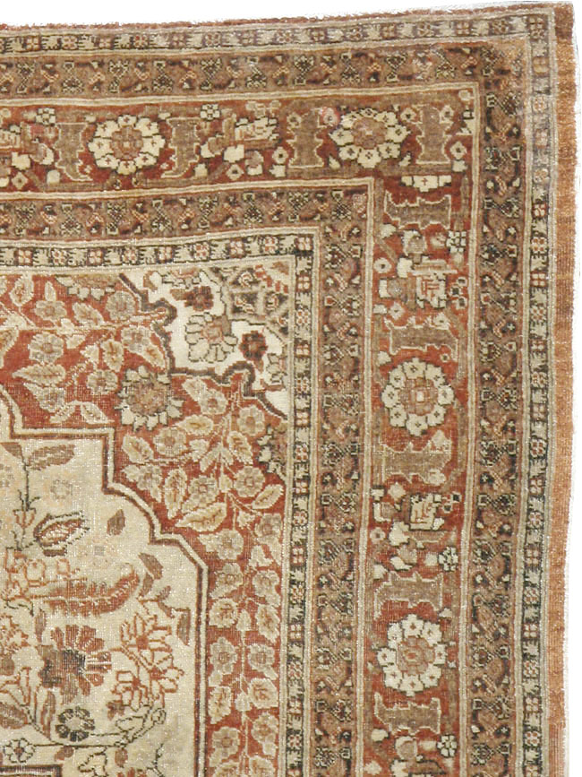 Antique Persian Tabriz Hagi Jalil Rug, No.16281 - Gsblank
