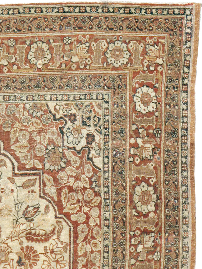 Antique Persian Tabriz Hagi Jalil Rug, No.16281 - Gsblank