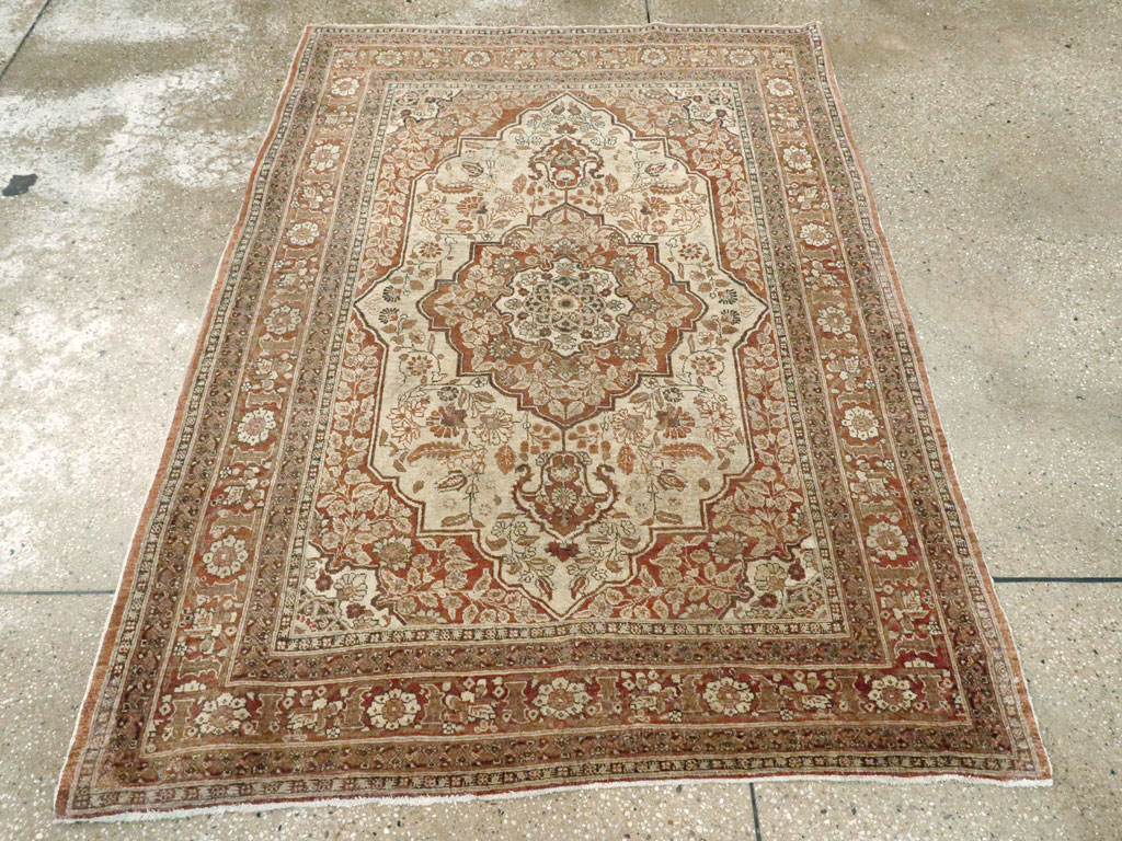 Antique Persian Tabriz Hagi Jalil Rug, No.16281 - Gsblank