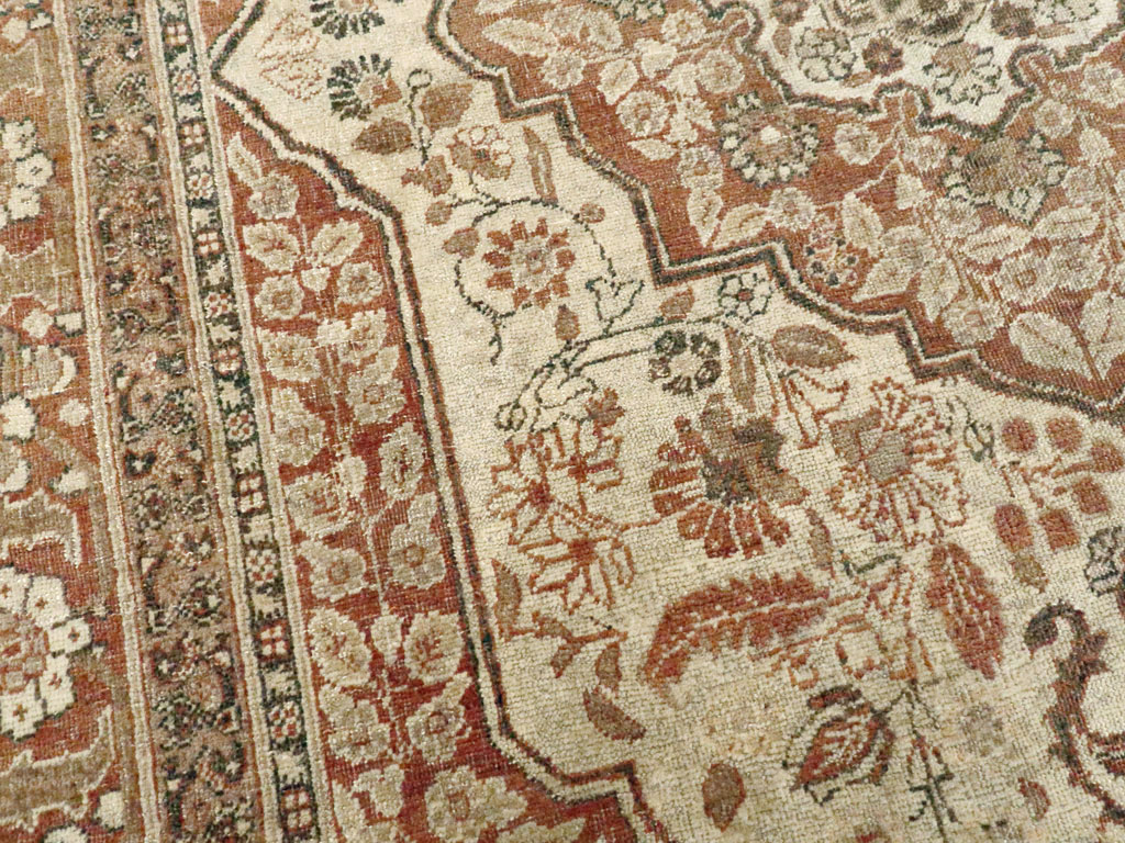 Antique Persian Tabriz Hagi Jalil Rug, No.16281 - Gsblank