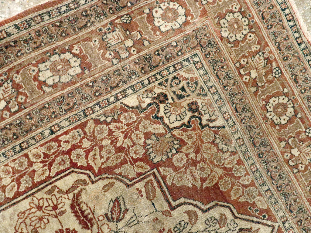 Antique Persian Tabriz Hagi Jalil Rug, No.16281 - Gsblank