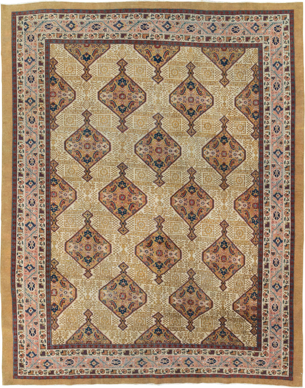 Antique Persian Tabriz Carpet, No.16282 - Gsblank