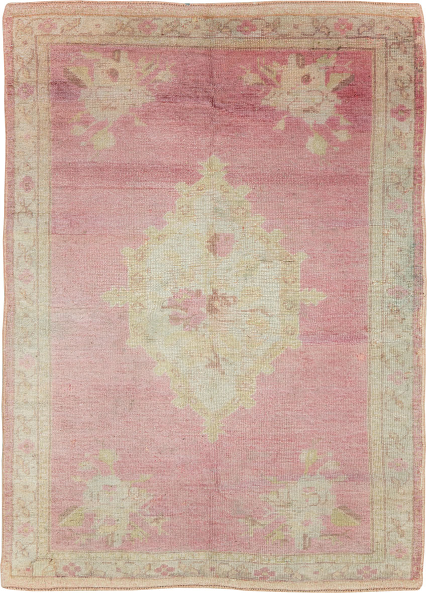 Antique Turkish Oushak Rug, No.16285 - Gsblank
