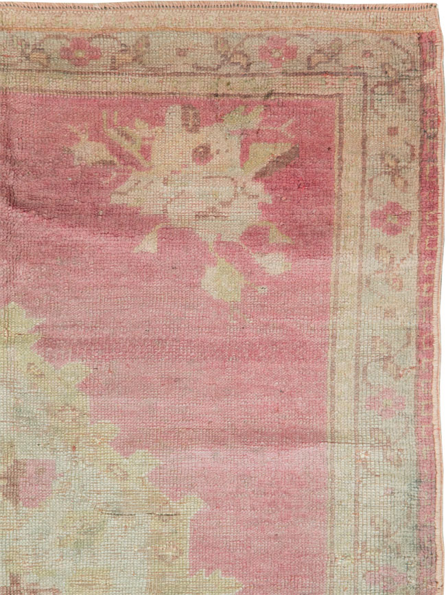 Antique Turkish Oushak Rug, No.16285 - Gsblank