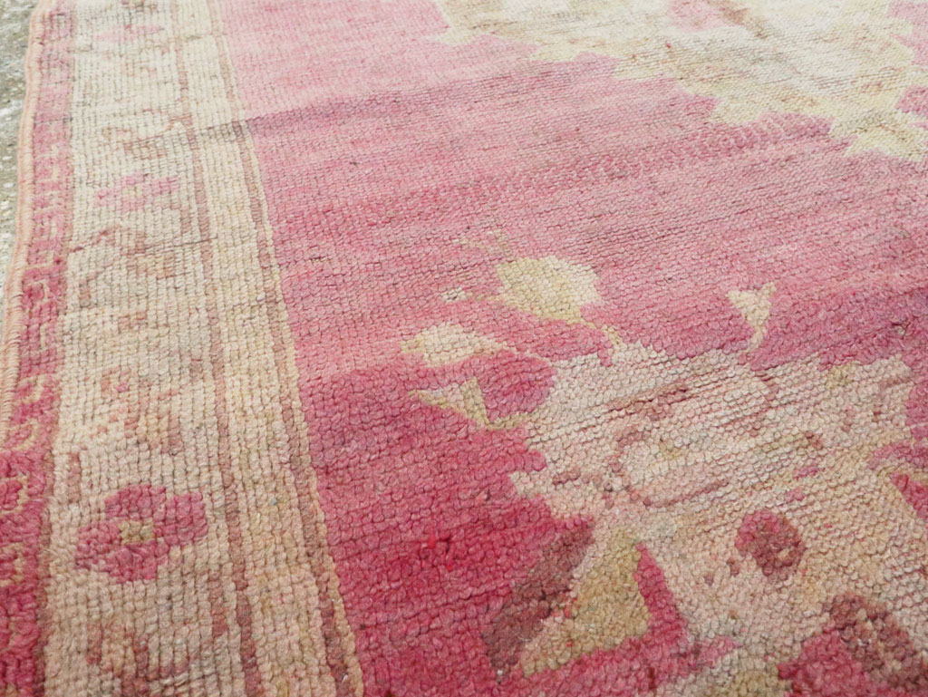 Antique Turkish Oushak Rug, No.16285 - Gsblank