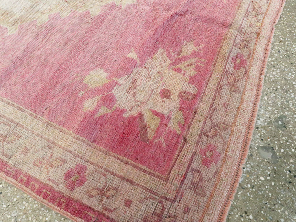 Antique Turkish Oushak Rug, No.16285 - Gsblank