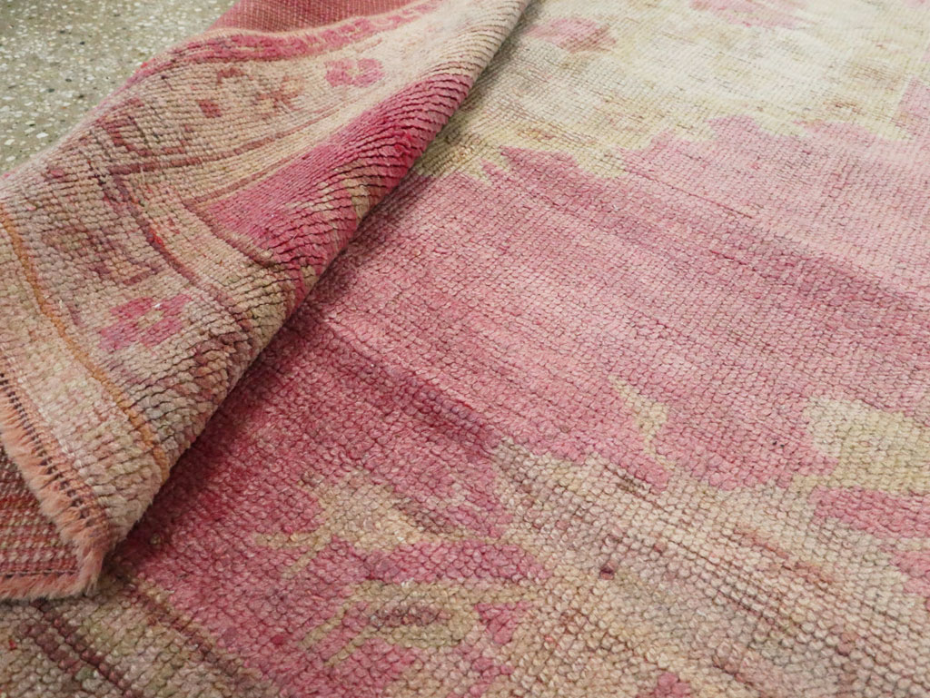 Antique Turkish Oushak Rug, No.16285 - Gsblank