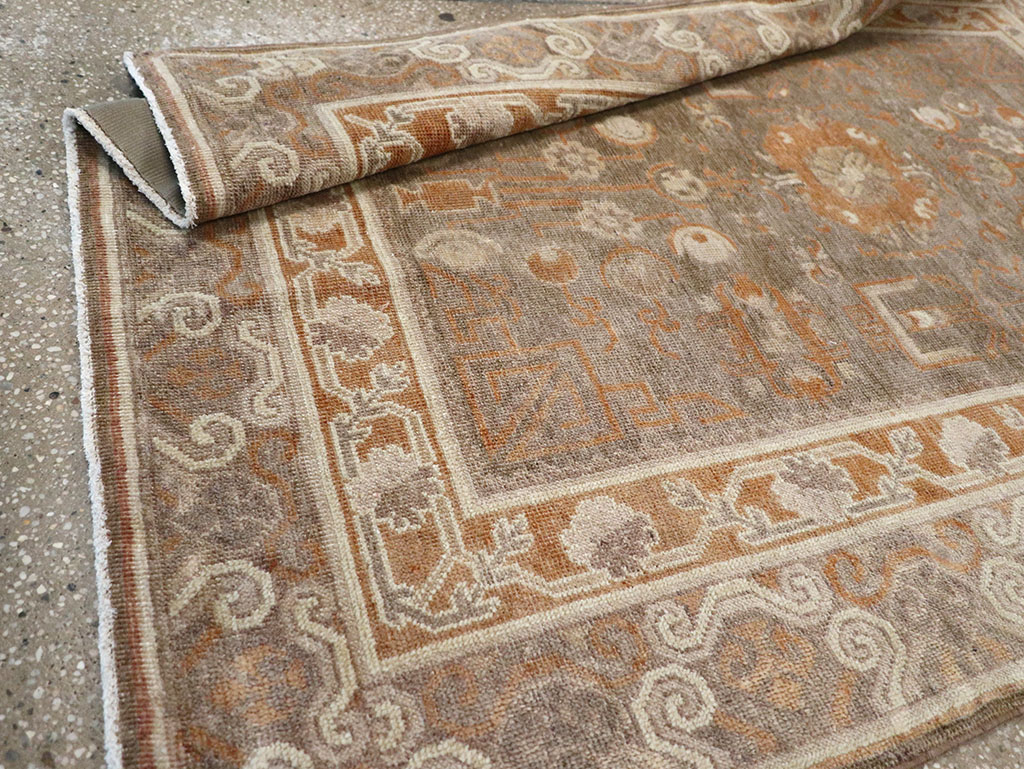 Vintage East Turkestan Khotan Rug, No.16293 - Gsblank