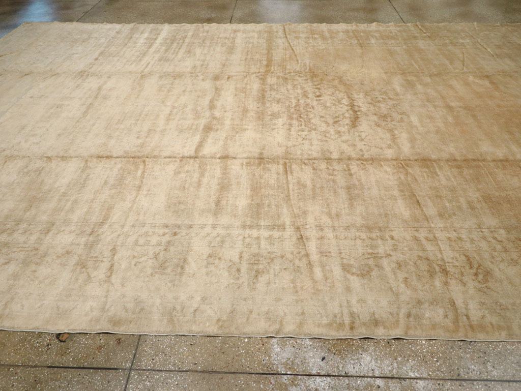 Antique Turkish Oushak Rug, No.16299 - Gsblank