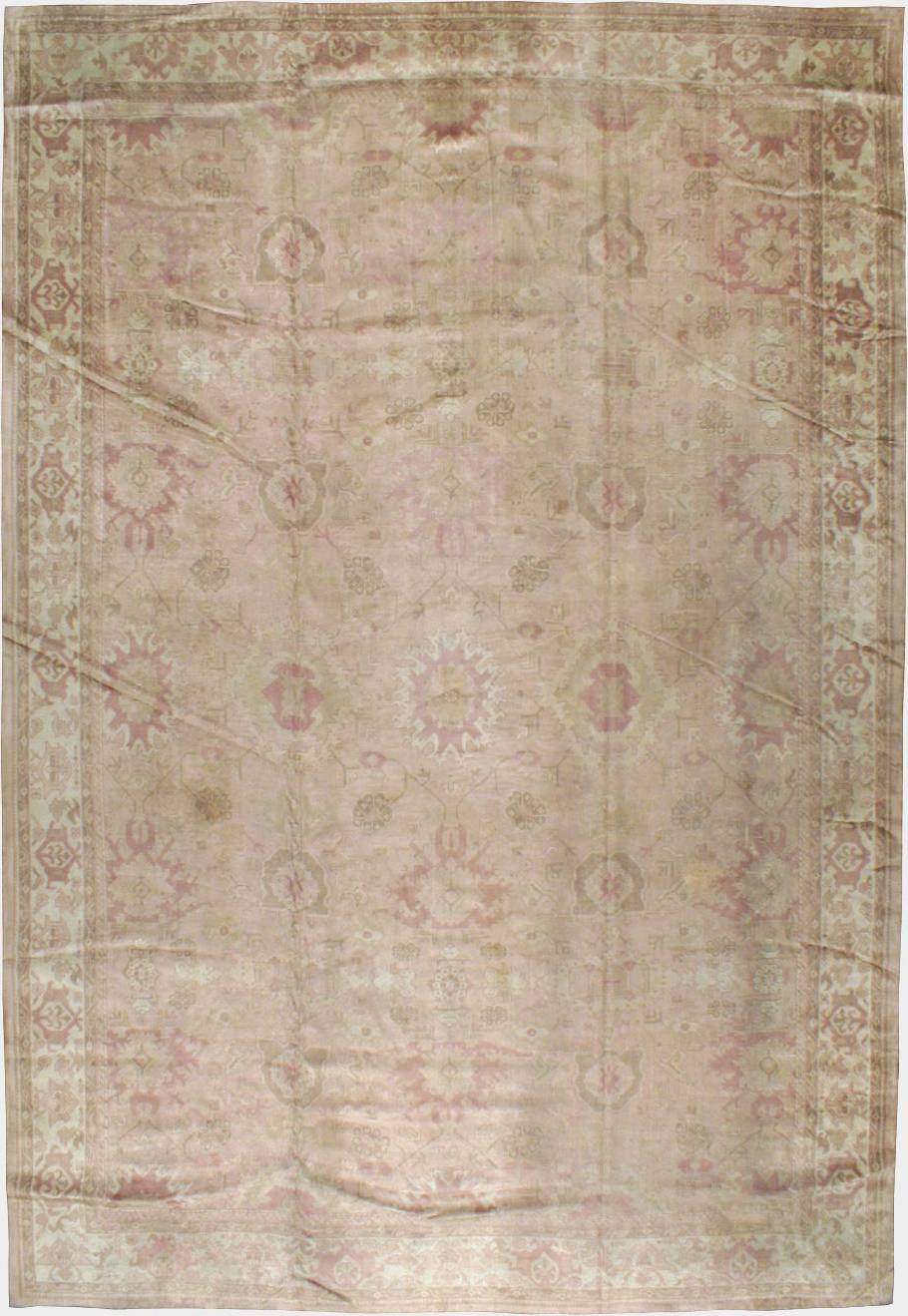 Antique Turkish Oushak Carpet, No.16300 - Gsblank