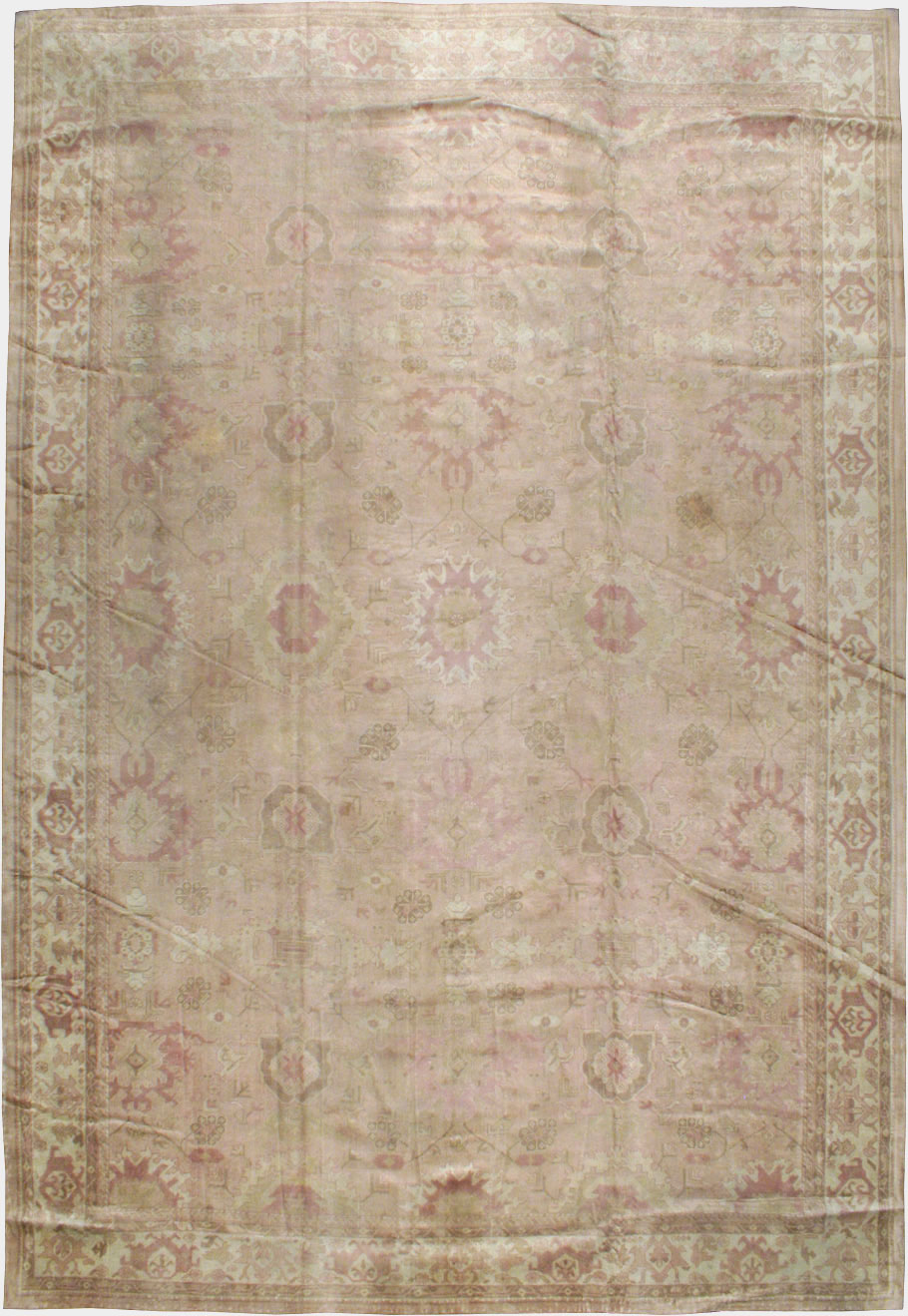 Antique Turkish Oushak Carpet, No.16300 - Gsblank
