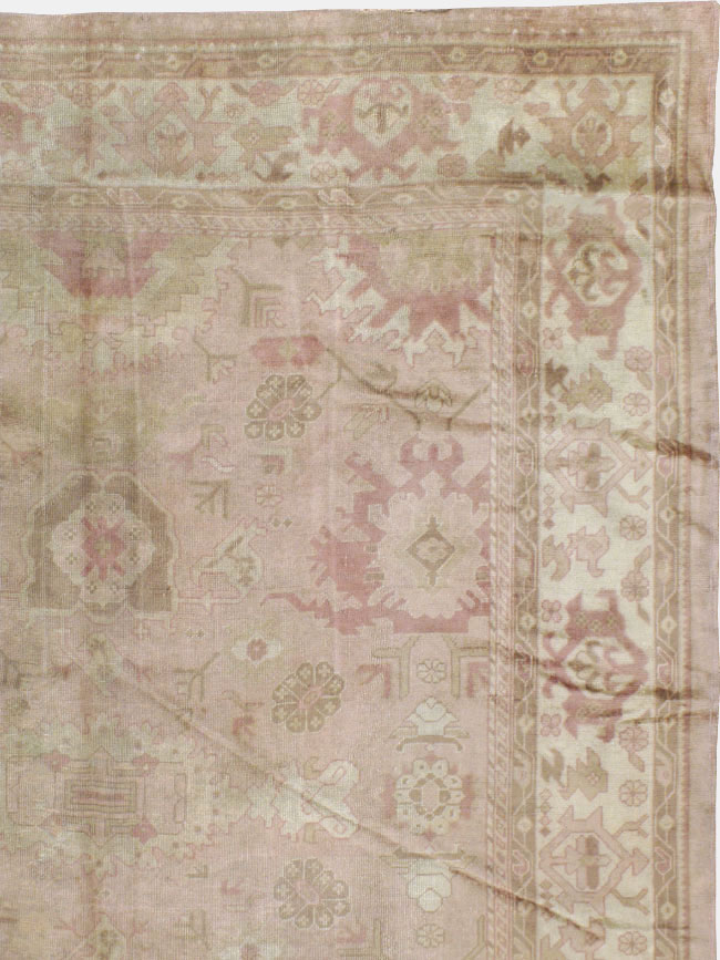 Antique Turkish Oushak Carpet, No.16300 - Gsblank