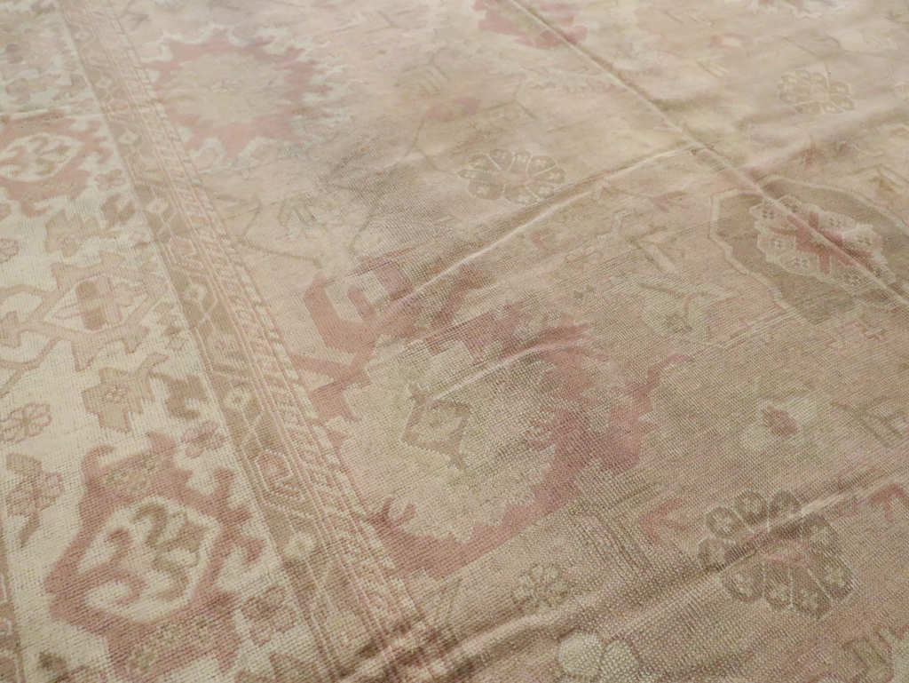 Antique Turkish Oushak Carpet, No.16300 - Gsblank