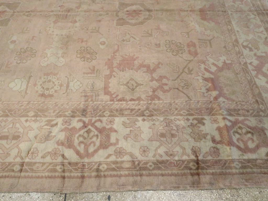 Antique Turkish Oushak Carpet, No.16300 - Gsblank