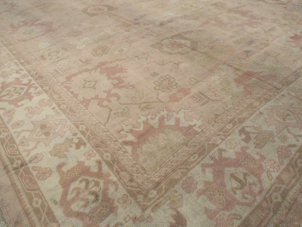 Antique Turkish Oushak Carpet, No.16300 - Gsblank