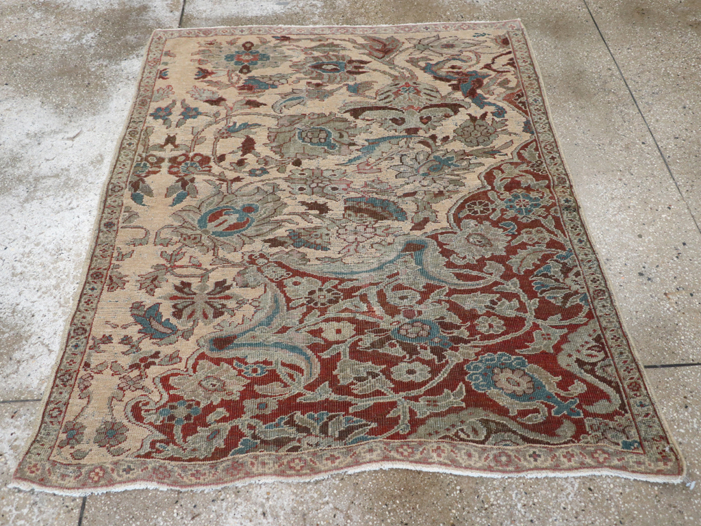 Antique Persian Mahal Sampler Rug, No.16304 - Gsblank