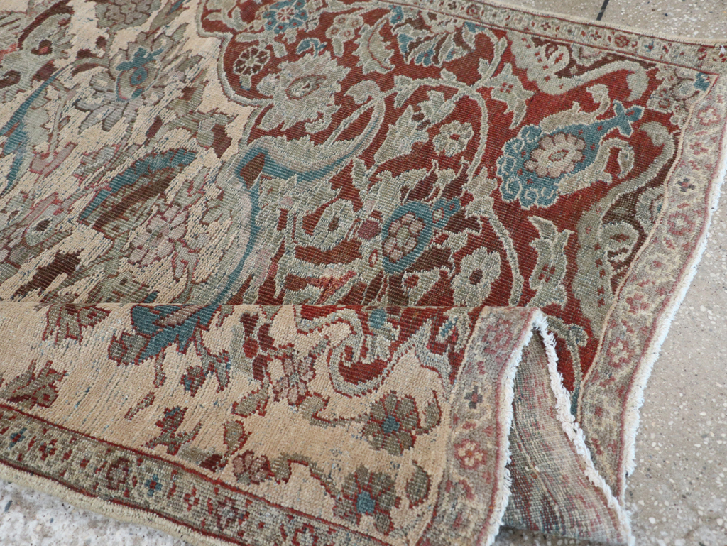 Antique Persian Mahal Sampler Rug, No.16304 - Gsblank