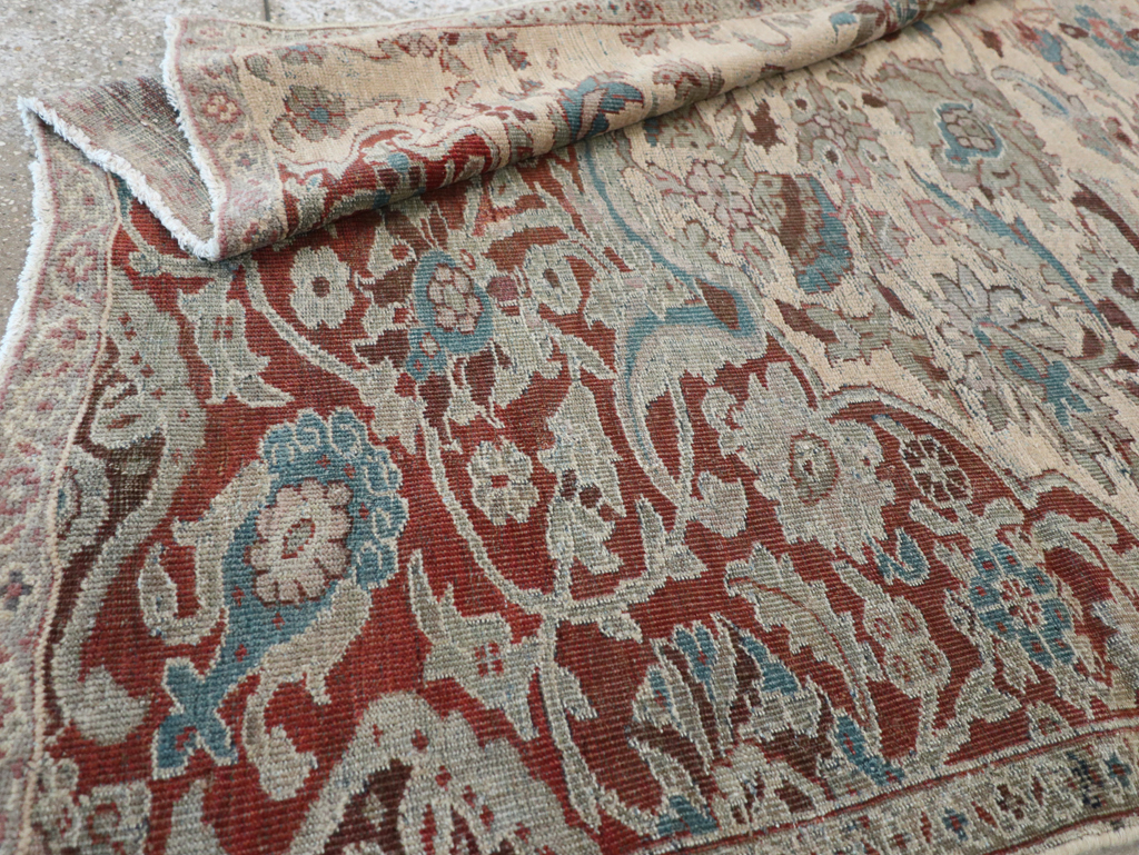 Antique Persian Mahal Sampler Rug, No.16304 - Gsblank