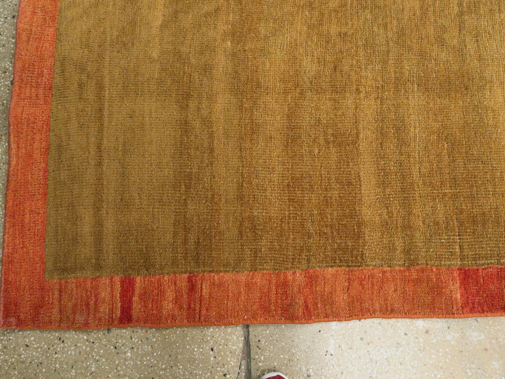 Vintage Persian Mahal Wide Gallery Runner, No.16316 - Gsblank