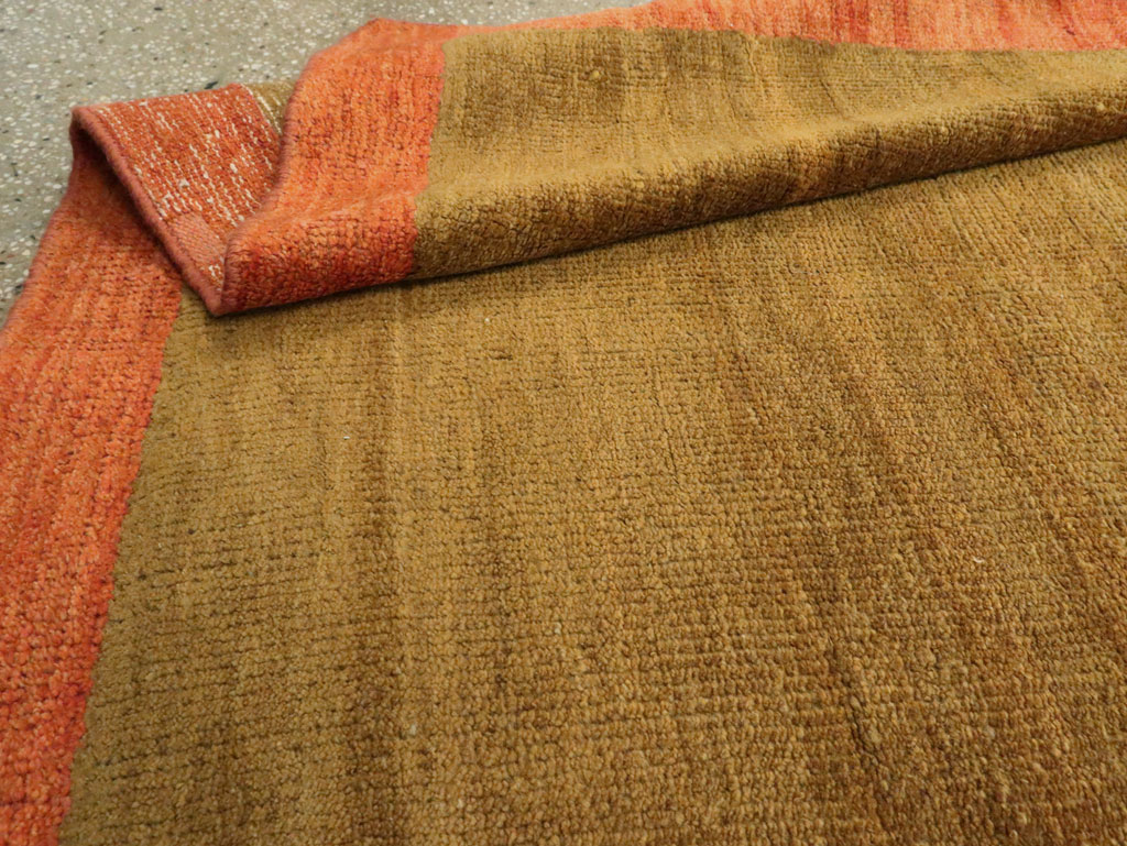 Vintage Persian Mahal Wide Gallery Runner, No.16316 - Gsblank