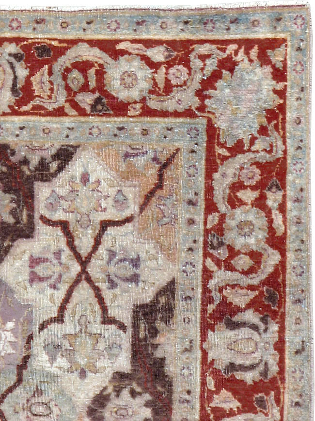 Vintage Persian Tabriz Rug, No.16327 - Gsblank