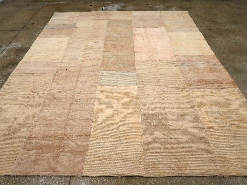 Vintage Turkish Tulu Compartment Carpet, No.16331 - Gsblank