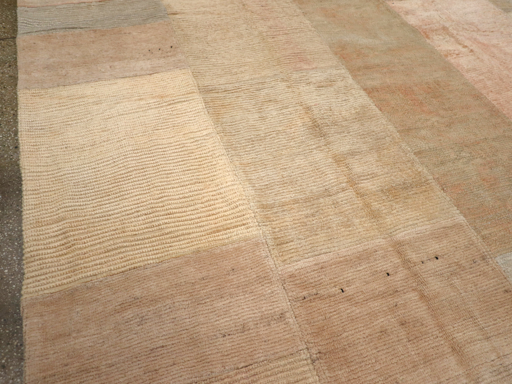 Vintage Turkish Tulu Compartment Carpet, No.16331 - Gsblank