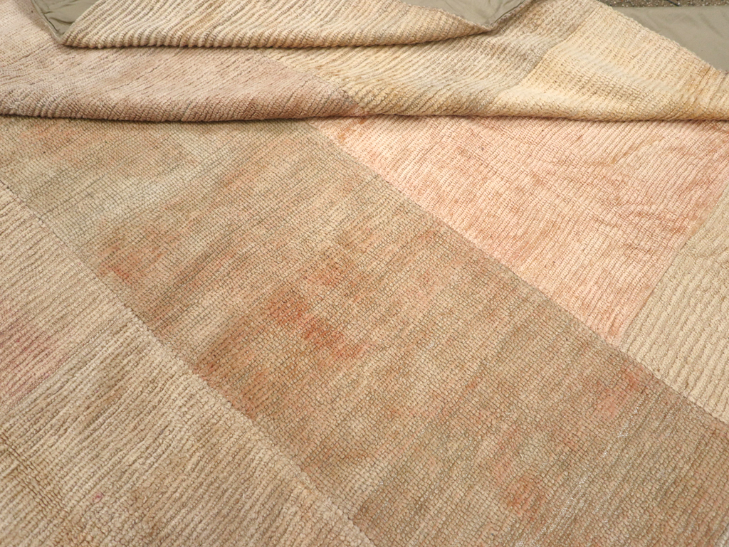 Vintage Turkish Tulu Compartment Carpet, No.16331 - Gsblank