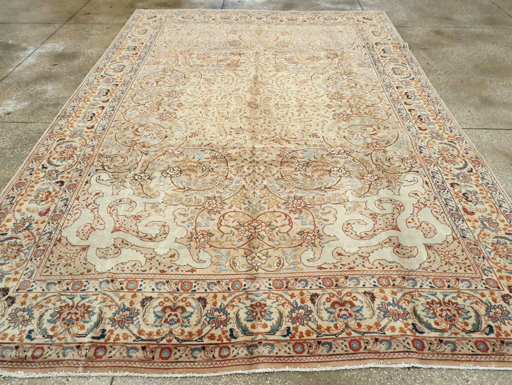 Vintage Persian Tabriz Rug, No.16353 - Gsblank