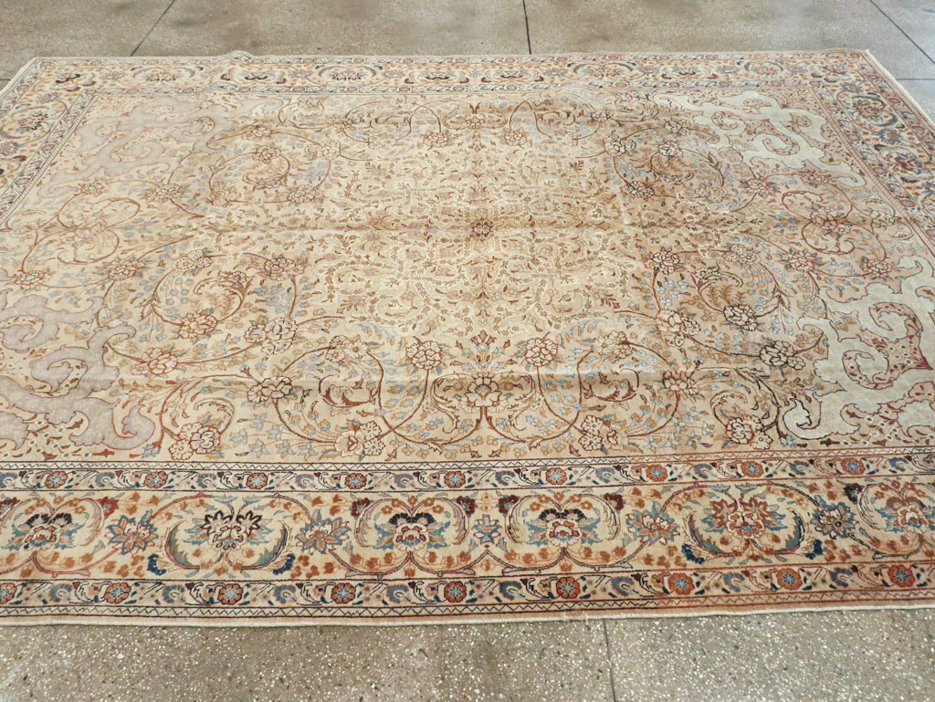 Vintage Persian Tabriz Rug, No.16353 - Gsblank