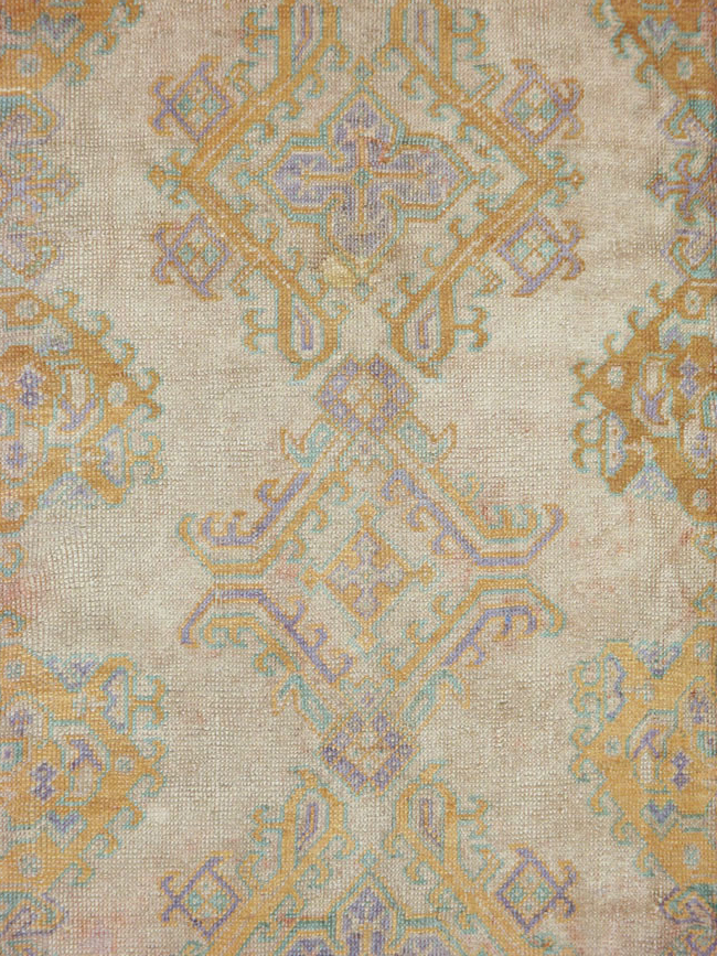 Antique Turkish Oushak Carpet, No.16373 - Gsblank