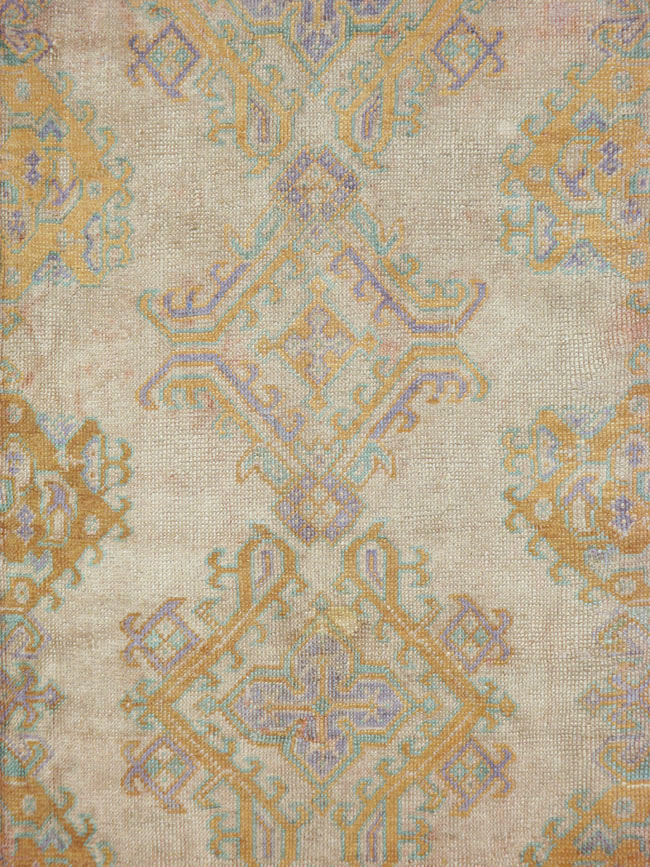 Antique Turkish Oushak Carpet, No.16373 - Gsblank