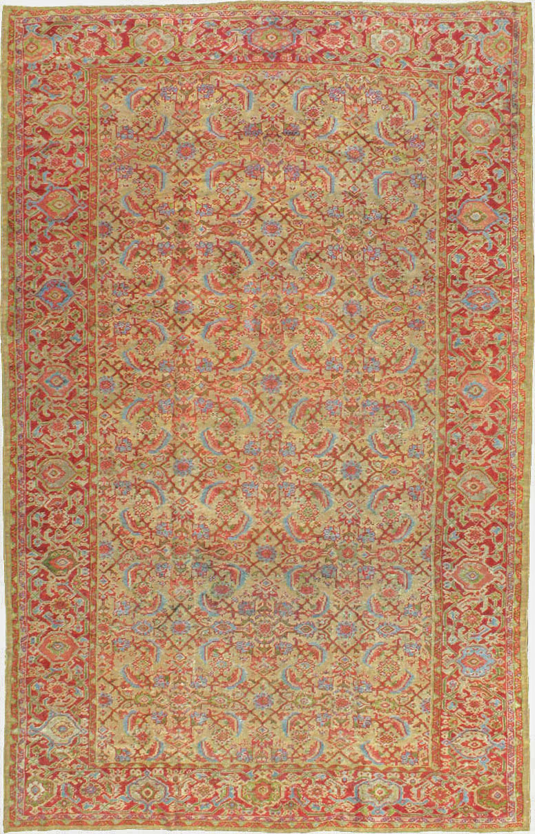 Antique Persian Mahal Carpet, No.16379 - Gsblank