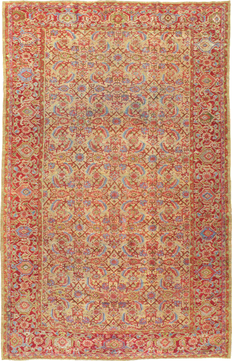 Antique Persian Mahal Carpet, No.16379 - Gsblank