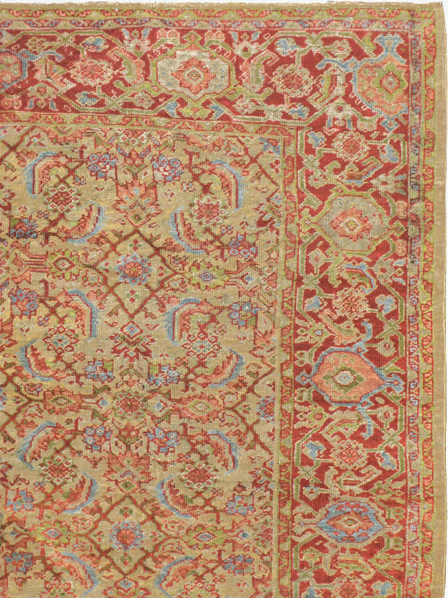 Antique Persian Mahal Carpet, No.16379 - Gsblank