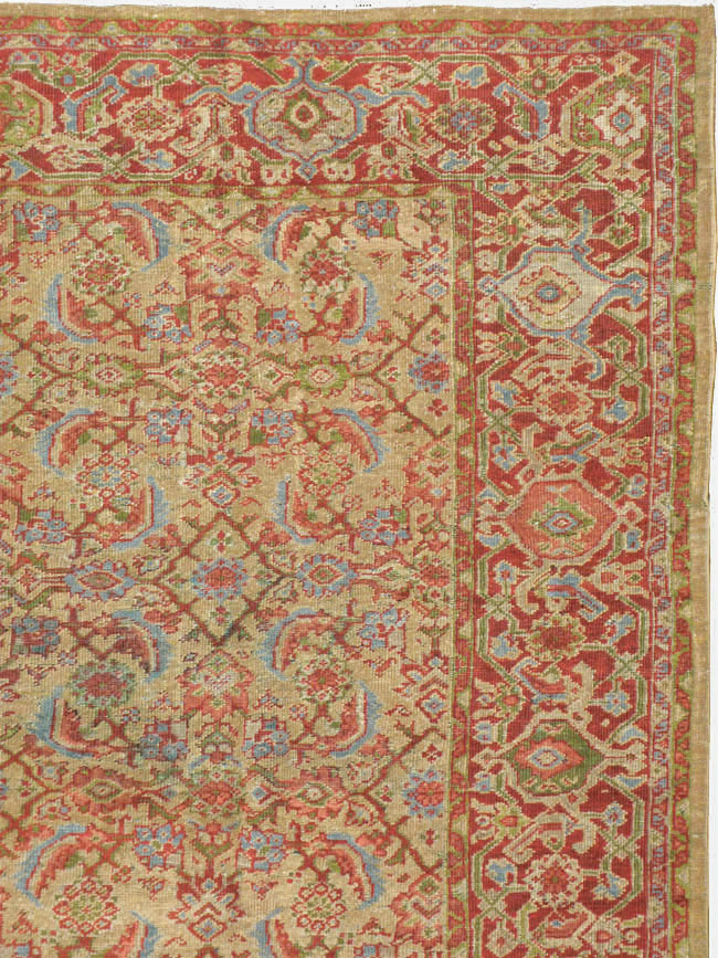 Antique Persian Mahal Carpet, No.16379 - Gsblank